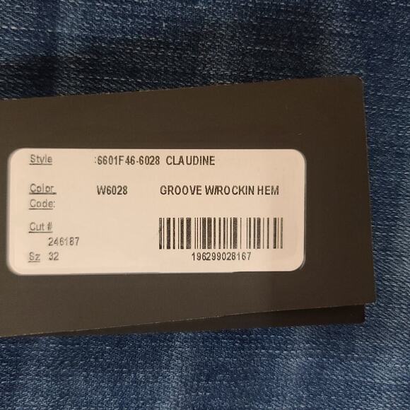 New Paige Claudine High Rise Ankle Flare size 32 - Picture 3 of 4